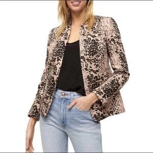 J.Crew Going-out blazer in Leopard Print Size 4 A1396
